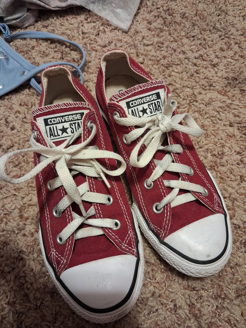 Converse Kids Red Low Top Chuck Taylor All Star Sneakers